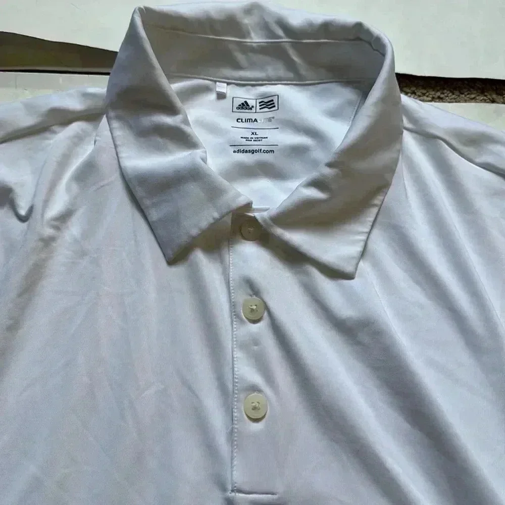 Adidas Climalite white polo size XL golf